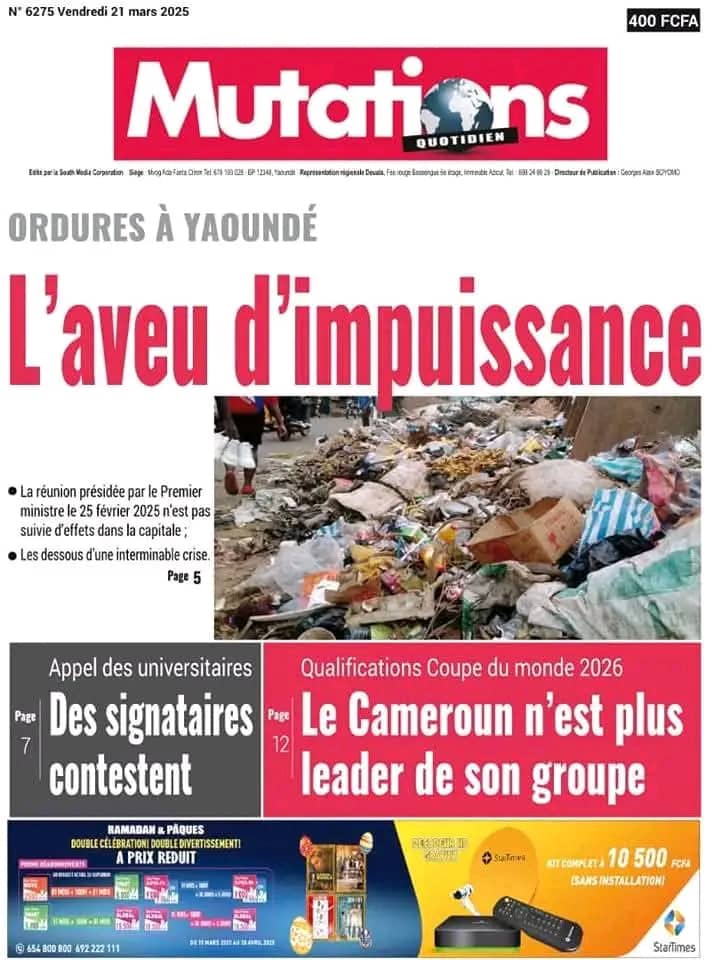LA REVUE DU 21 MARS 2025