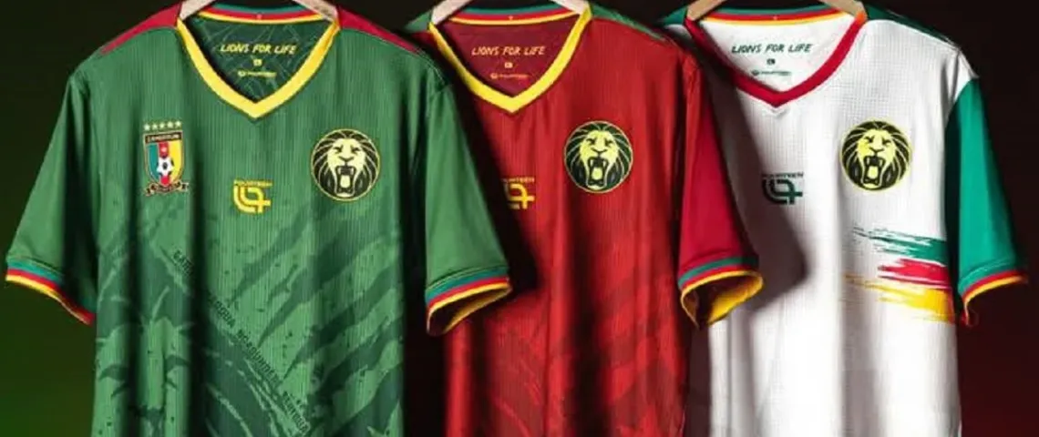 PRESENTATION OFFICIELLE DU NOUVEAU MAILLOT DES LIONS INDOMPTABLES : UN DESIGN AUDACIEUX POUR UNE NOUVELLE ERE