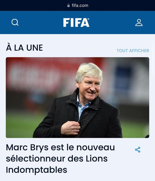 SAMUEL ETO’O MAINTIENT LA NOMINATION DE MARC BRYS COMME SELECTIONNEUR DES LIONS INDOMPTABLES
